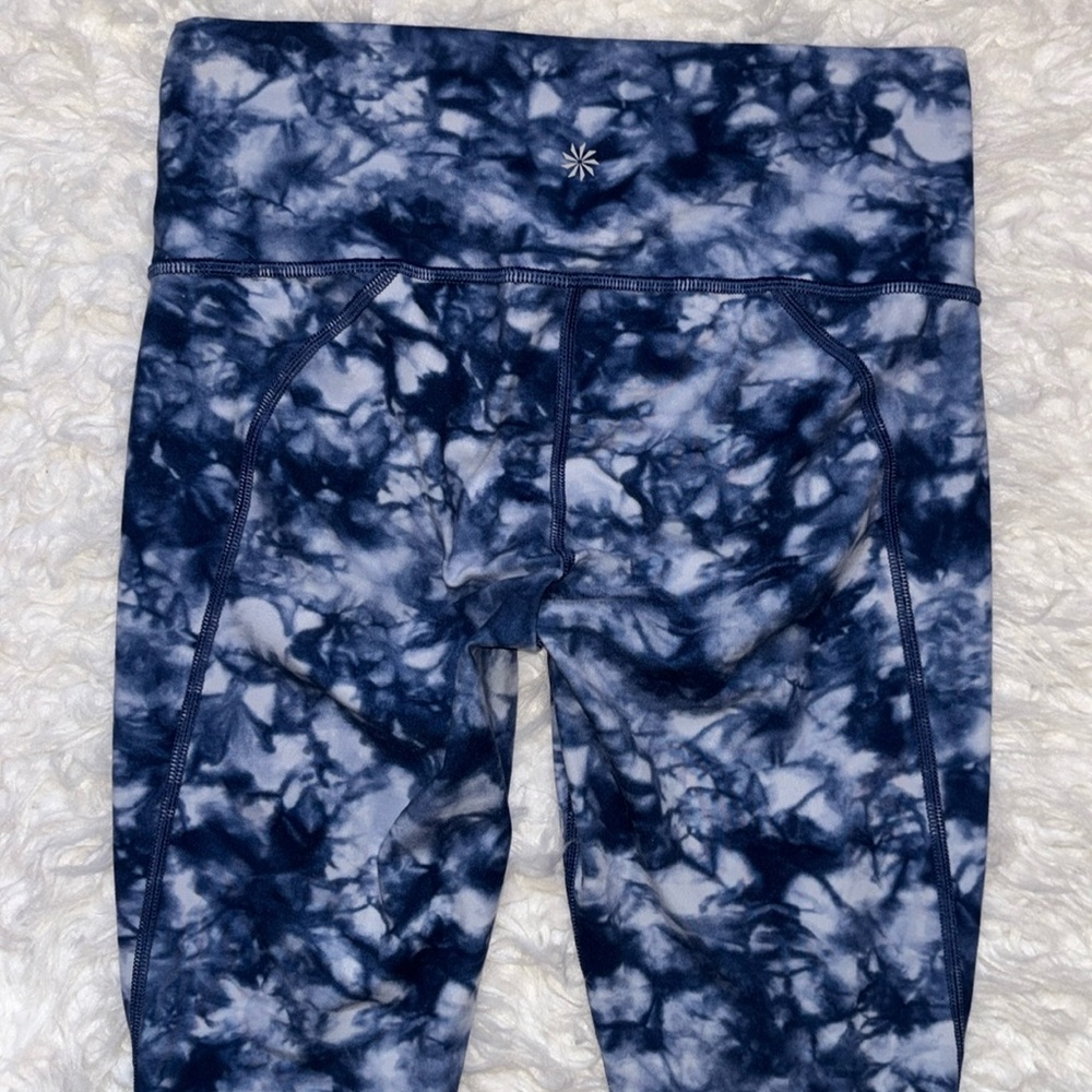 Athleta Chaturanga High Rise Floral Crush 7/8 Tights, Size S - Picture 8 of 16